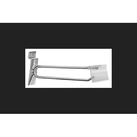 6 x 2 x 3 in. Scan Hook, Satin u0026 Silver A27633