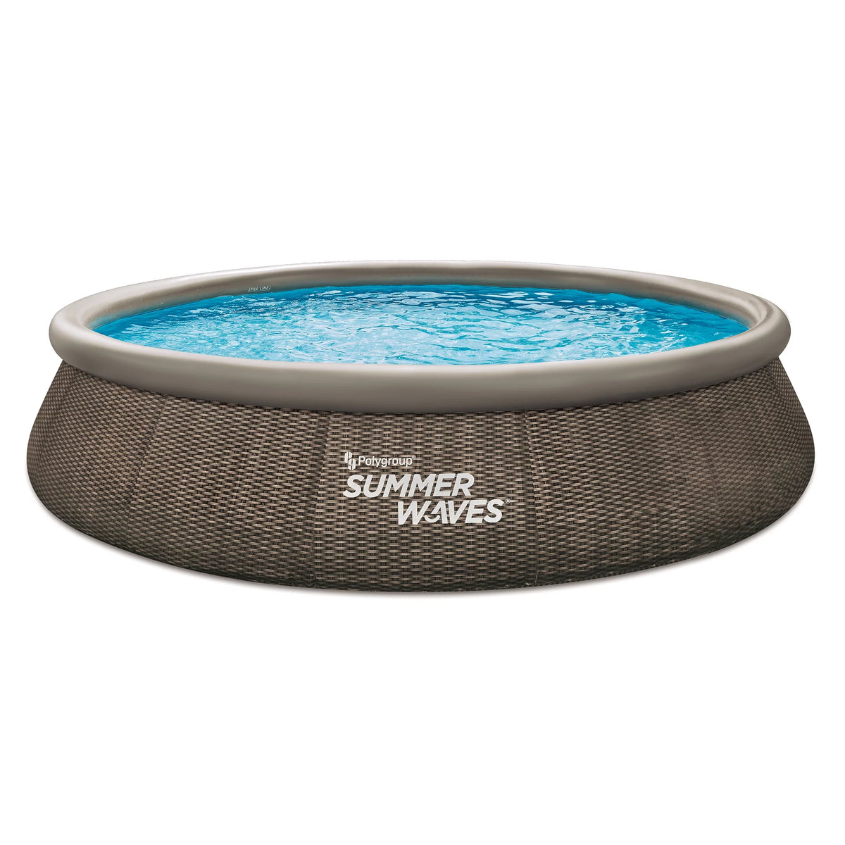 15 ft Dark Double Rattan Round Pool T33617