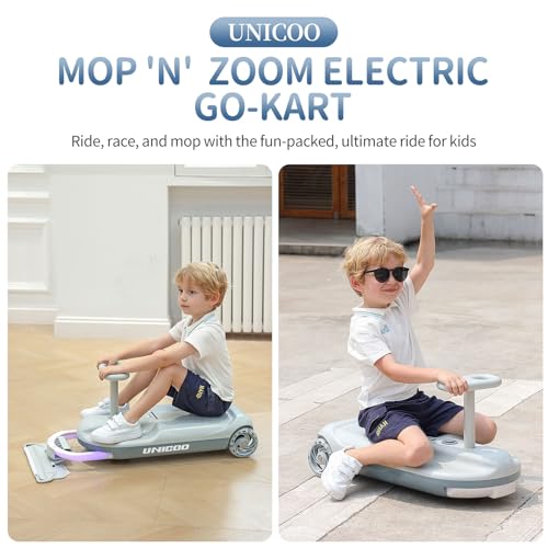 12V Rechargeable Kids Electric Go Kart with Mood Light W38650