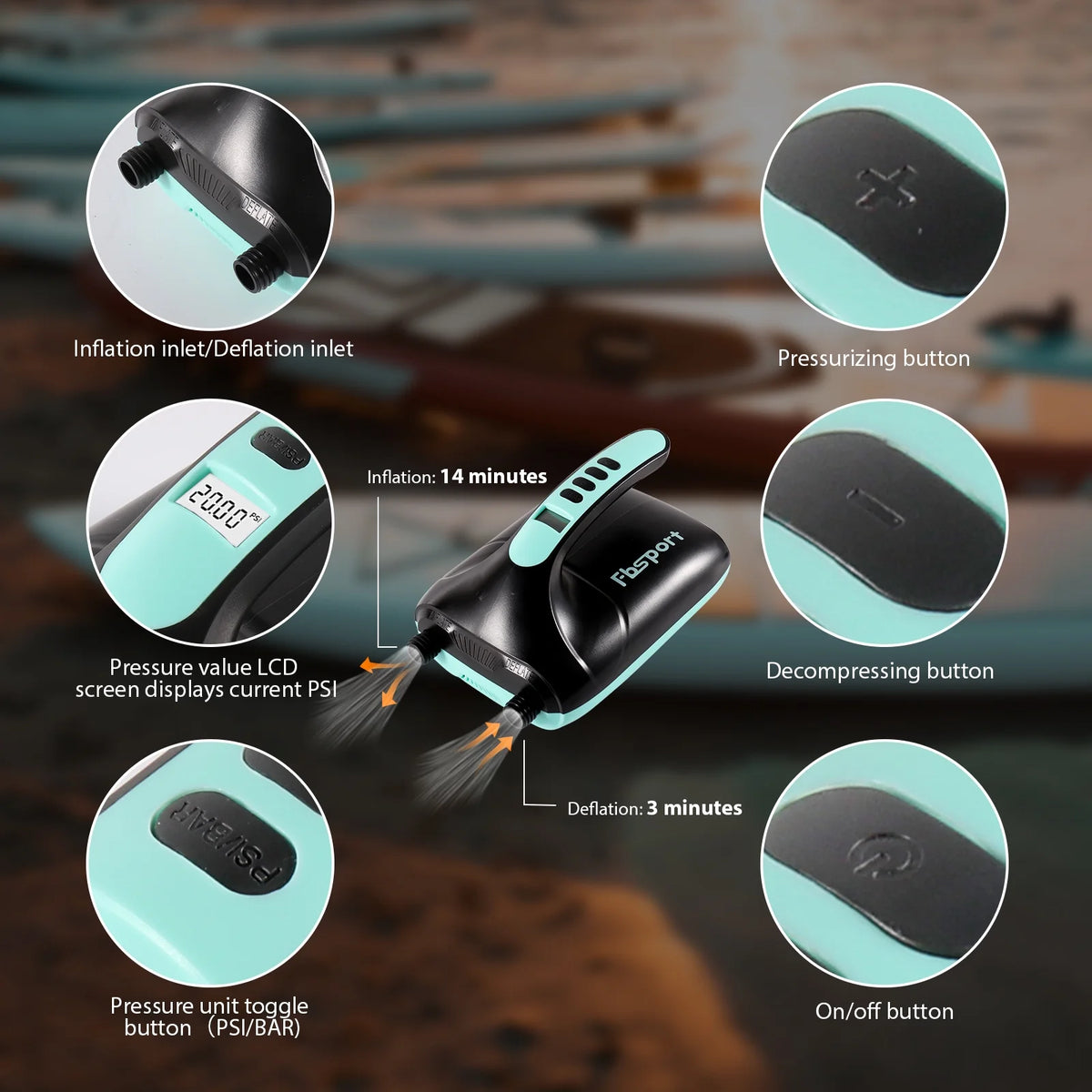 11ft Inflatable Paddle Board SUP N673227