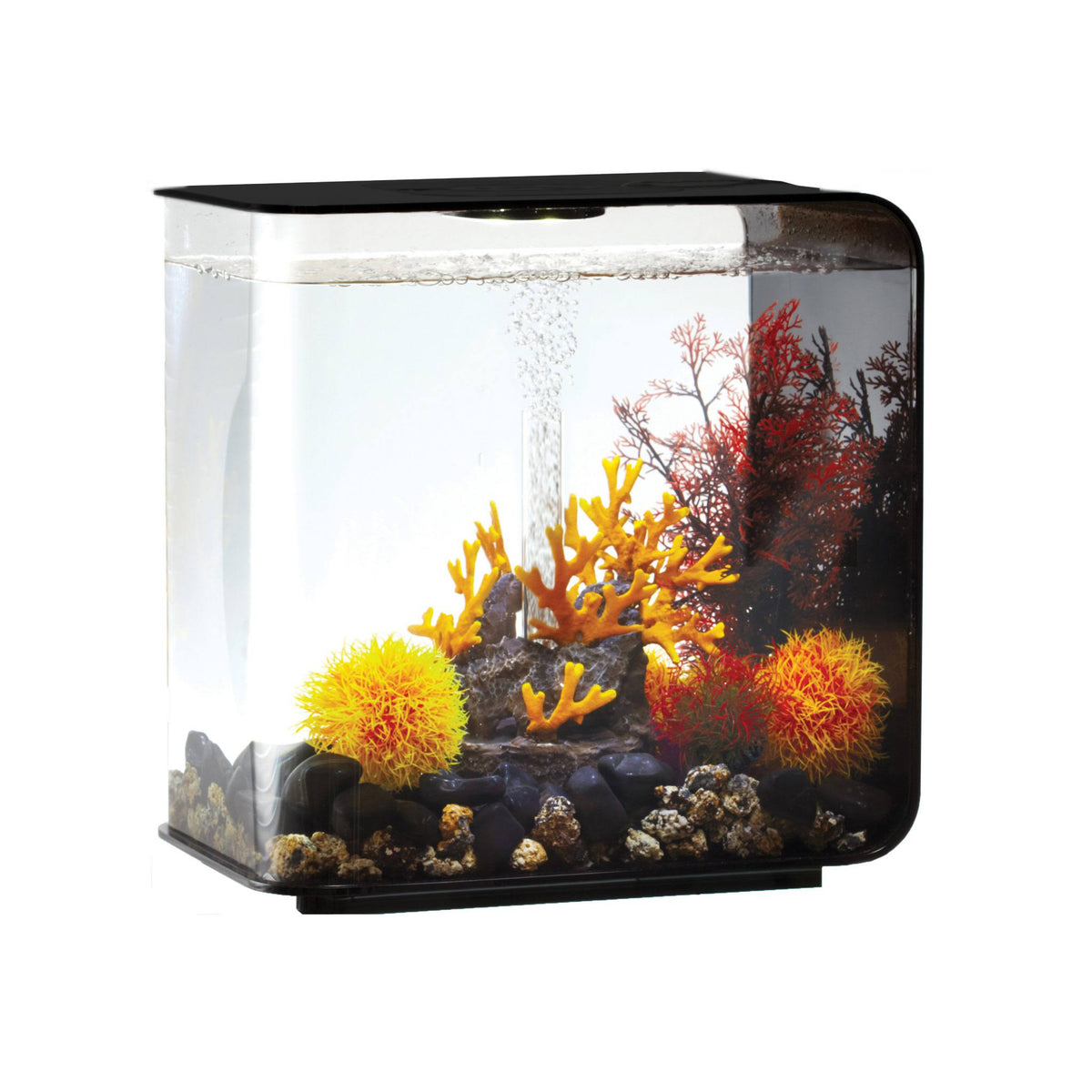 Black 8 Gal Aquarium with LED Light M955480