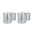 82 Quart Aluminum Stockpot with Lid and Basket X320742