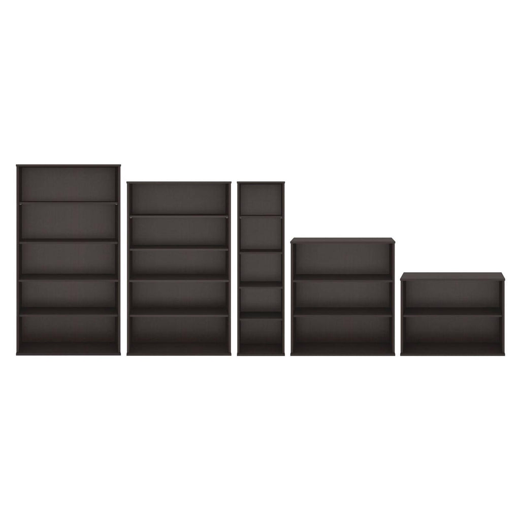 Mocha Cherry 3 Shelf Bookcase H72407