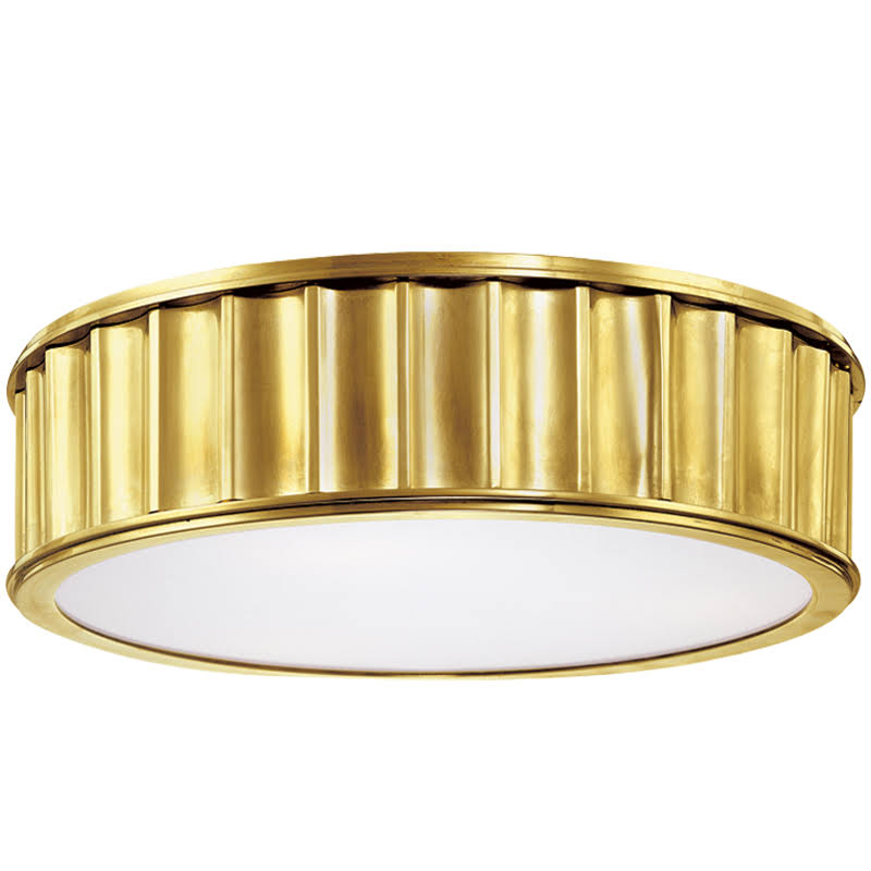 Polished Nickel 2 Light Flush Mount X277335