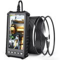 Dual Lens Endoscope Camera 1080P 5.18 IPS Screen 5mm IP67 Waterproof Snake Camera with 7 LED Lights 32GB Card 16.5FT T873847