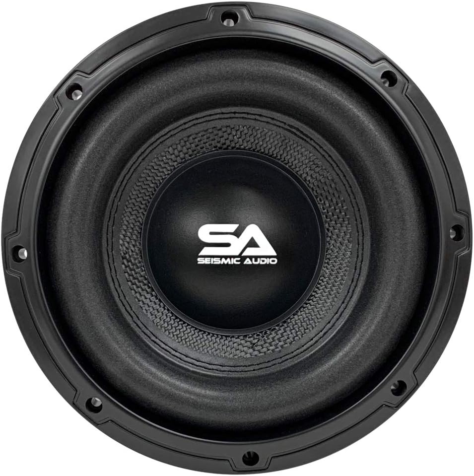 Pair of 8 Inch 1000 Watt Dual 4 Ohm Car Audio Subwoofer Package with Amplifier & Cables L60689
