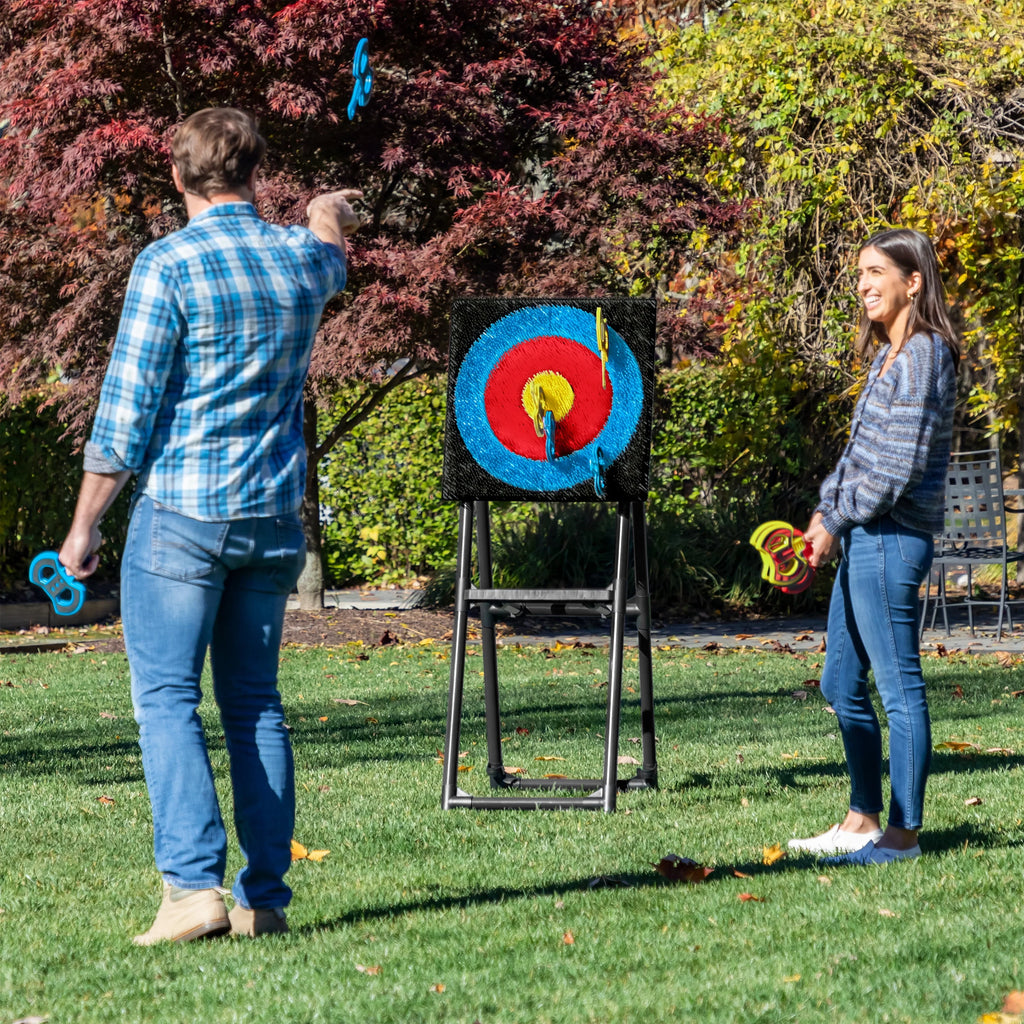 Axe Throwing Target Game with 8 Throwing Axes F38236
