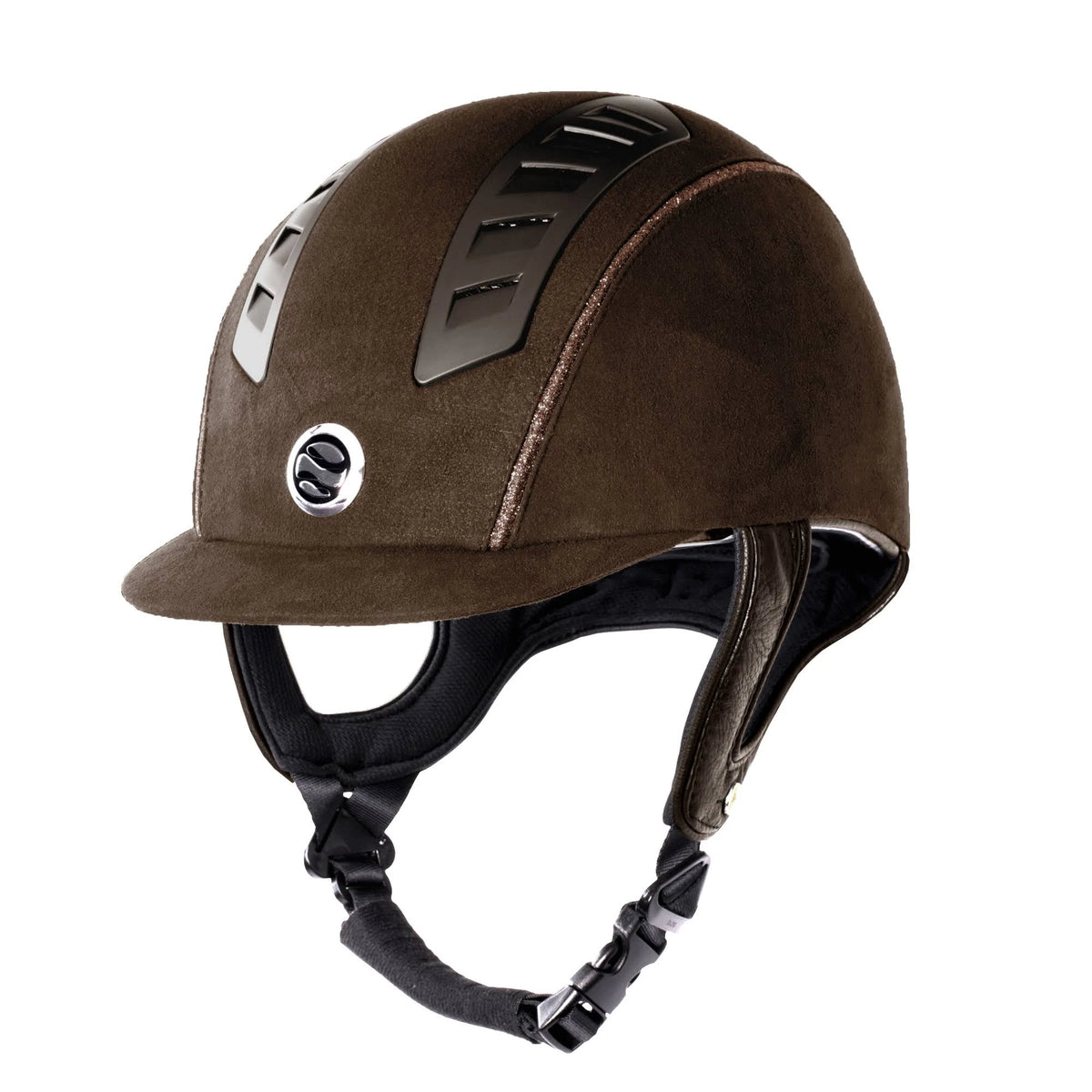 Brown Microfiber Helmet T76659