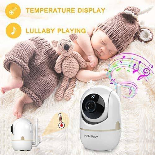 Baby Monitor with Remote Pan-Tilt-Zoom Camera and 3.2 LCD Screen, Infrared Night Vision Z4829
