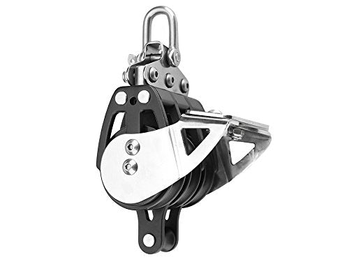 38mm Fixed Triple Adjustable Cam Aluminum Becket Sailing Block I21336