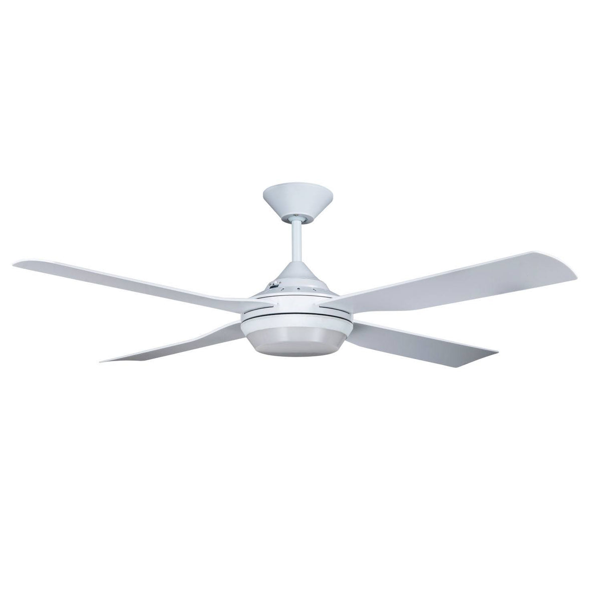 White LED Ceiling Fan with Remote Control U256