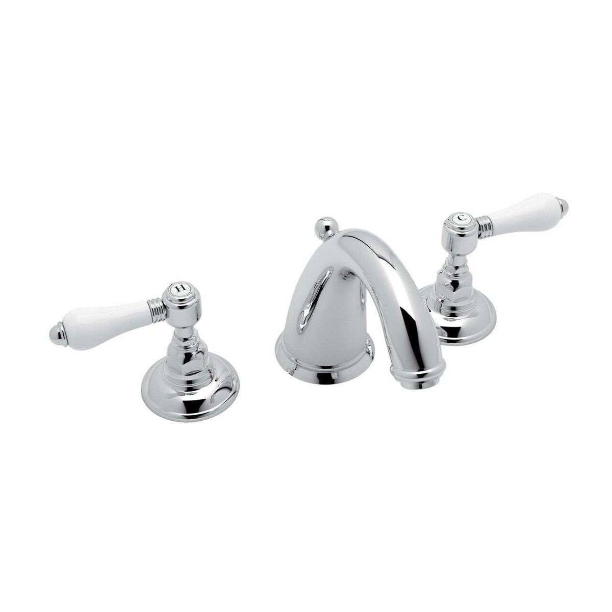 Polished Chrome Widespread Bathroom Faucet I637