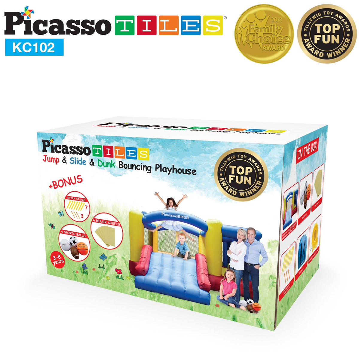 Inflatable Bouncer Jumping House with Slide H27082