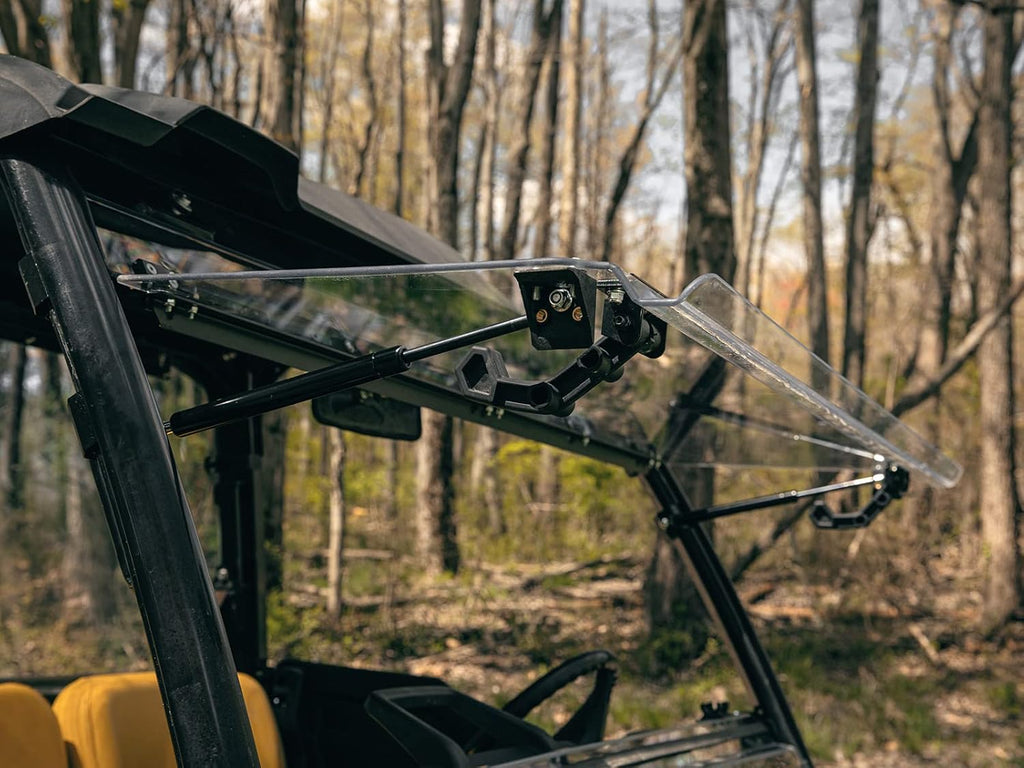 Heavy-Duty Scratch Resistant Flip Windshield for John Deere Gator XUV 865E / 865M, 1/4" Thick Polycarbonate E7666