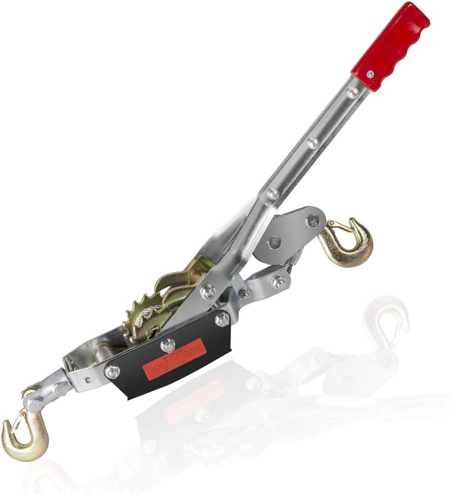 4-Ton Dual Gear Come Along Power Puller Hand Puller Tool Pack of 2 D1343
