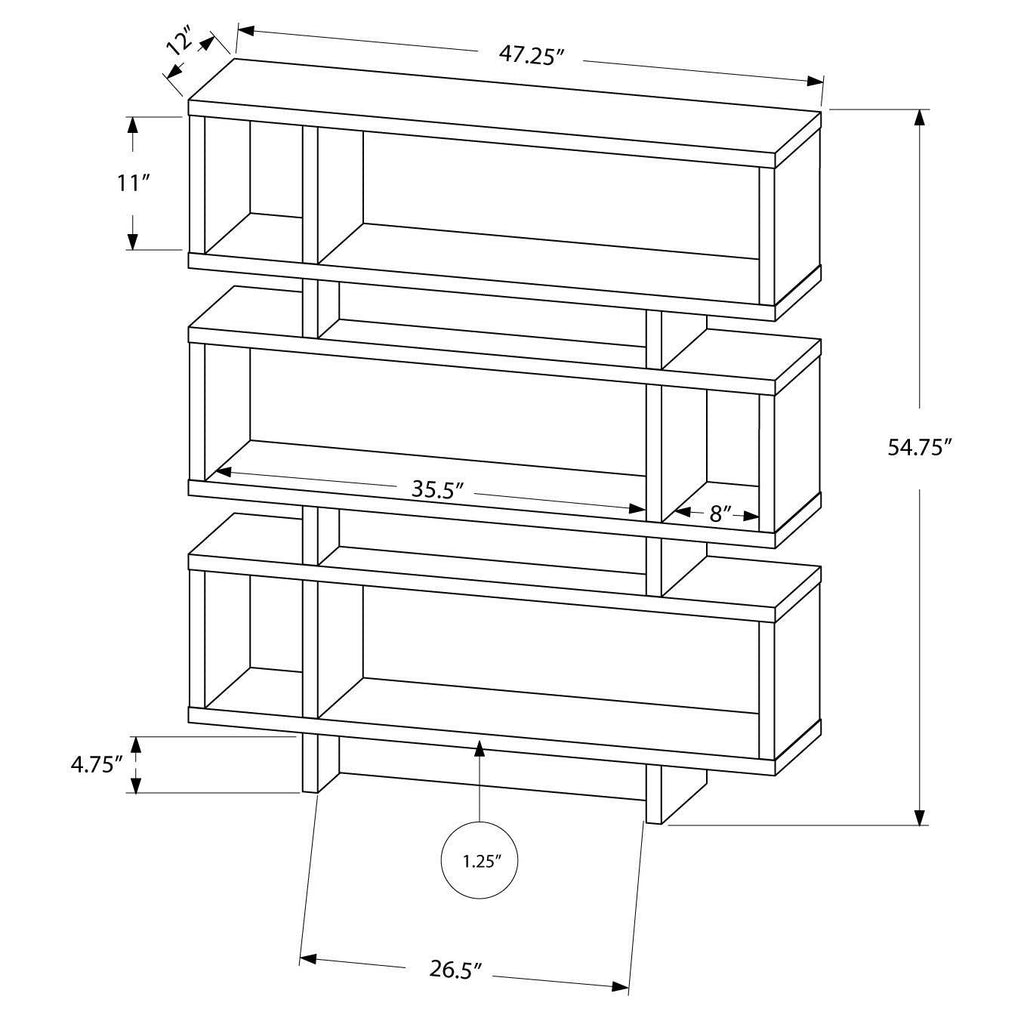 Cappuccino Bookcase V195