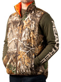 Reversible Camo and Blaze Full-Zip Hunting Vest M554