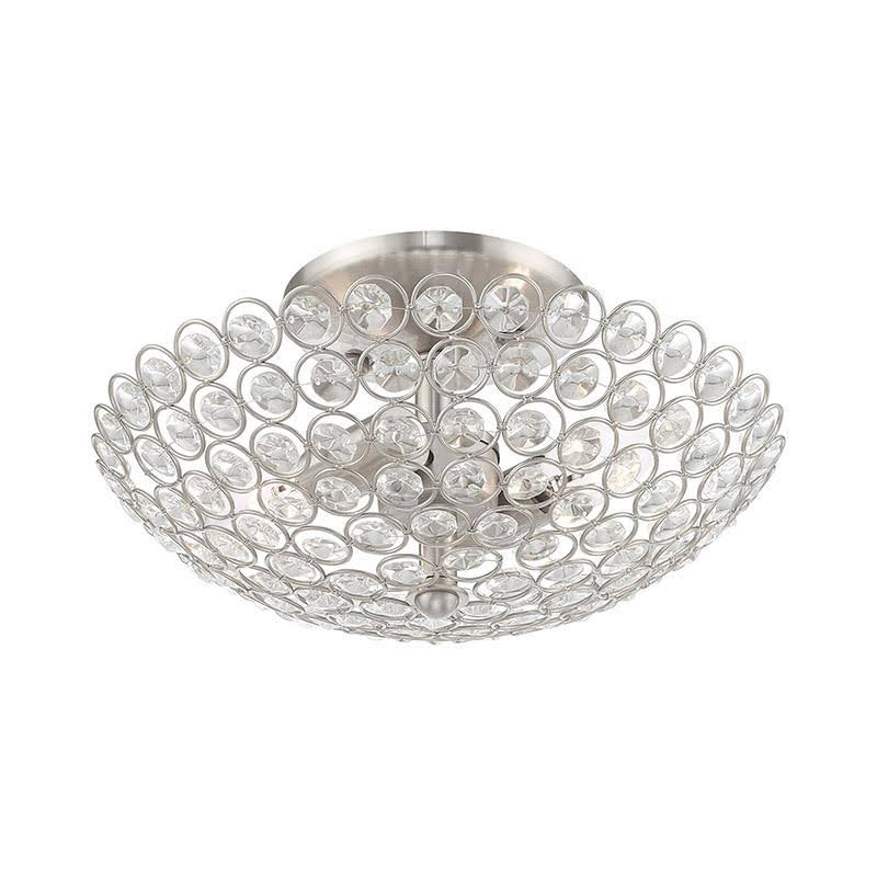 Black 2 Light Semi-Flush Mount O938728