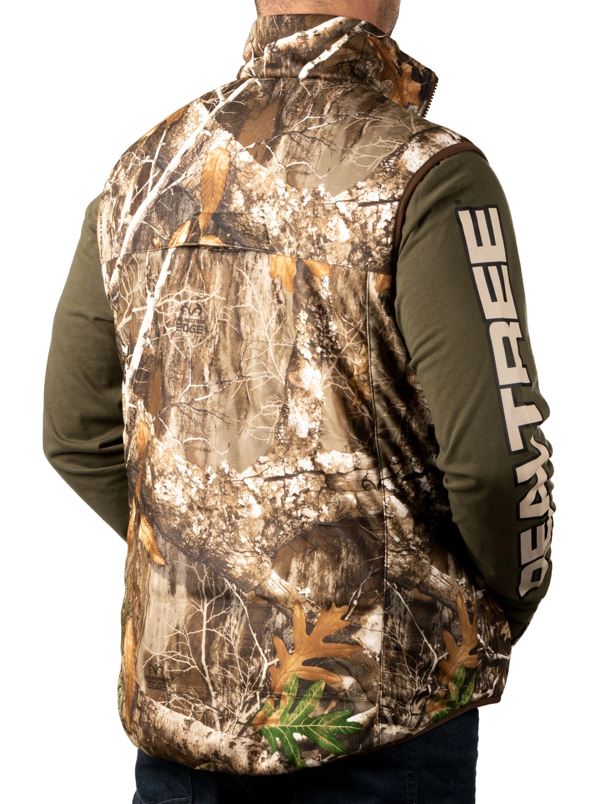 Reversible Camo and Blaze Full-Zip Hunting Vest M554