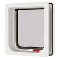 Lockable Cat Flap with Door Liner White V290021