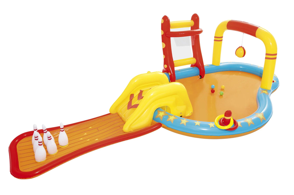 Inflatable Play Pool Center with Slide U35183