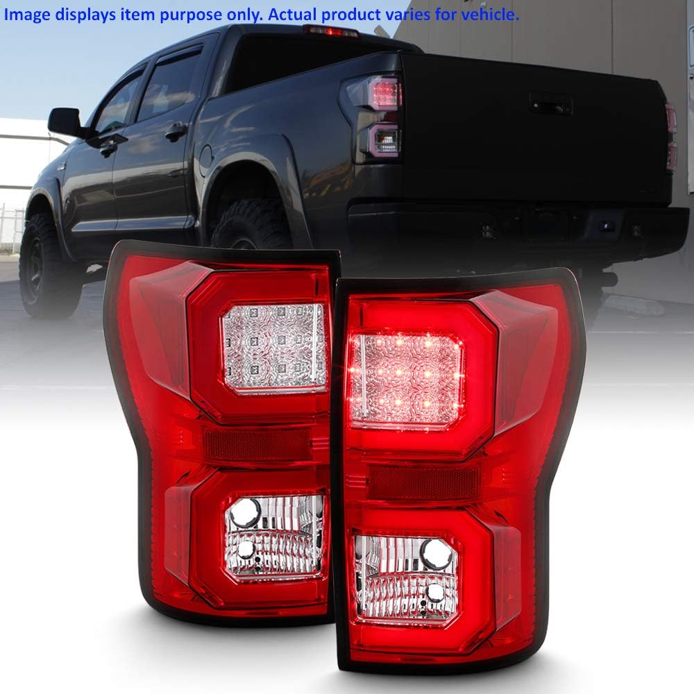 Black LED Tail Lights for Toyota Tundra W9881