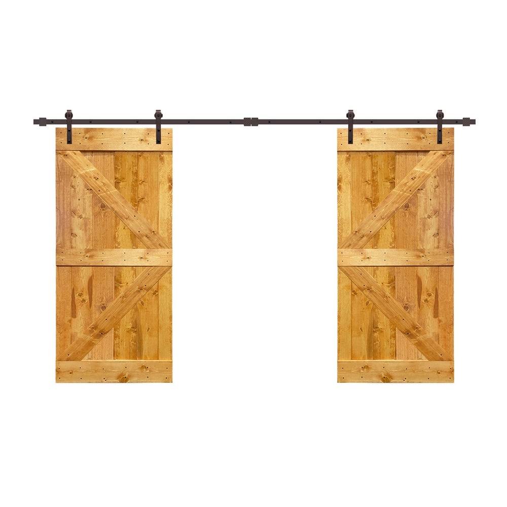 White 60 x 84 Barn Door with Hardware Kit U864
