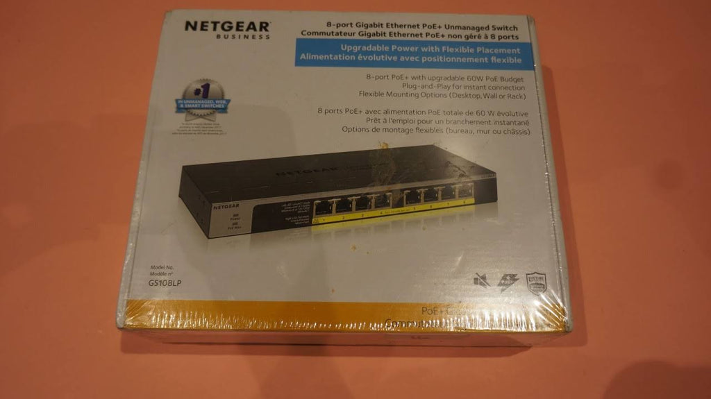 8 PoE+ Ethernet Ports Unmanaged Switch W1376