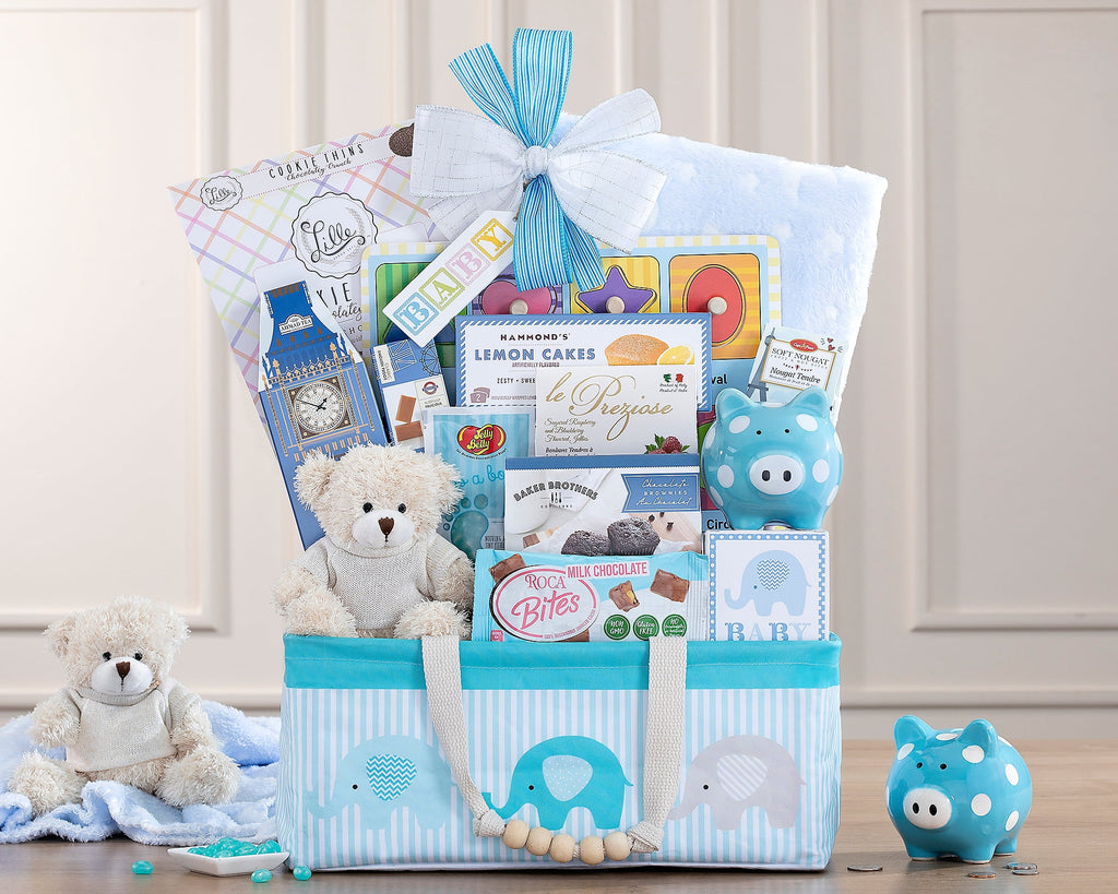 Blue Gift Basket T778
