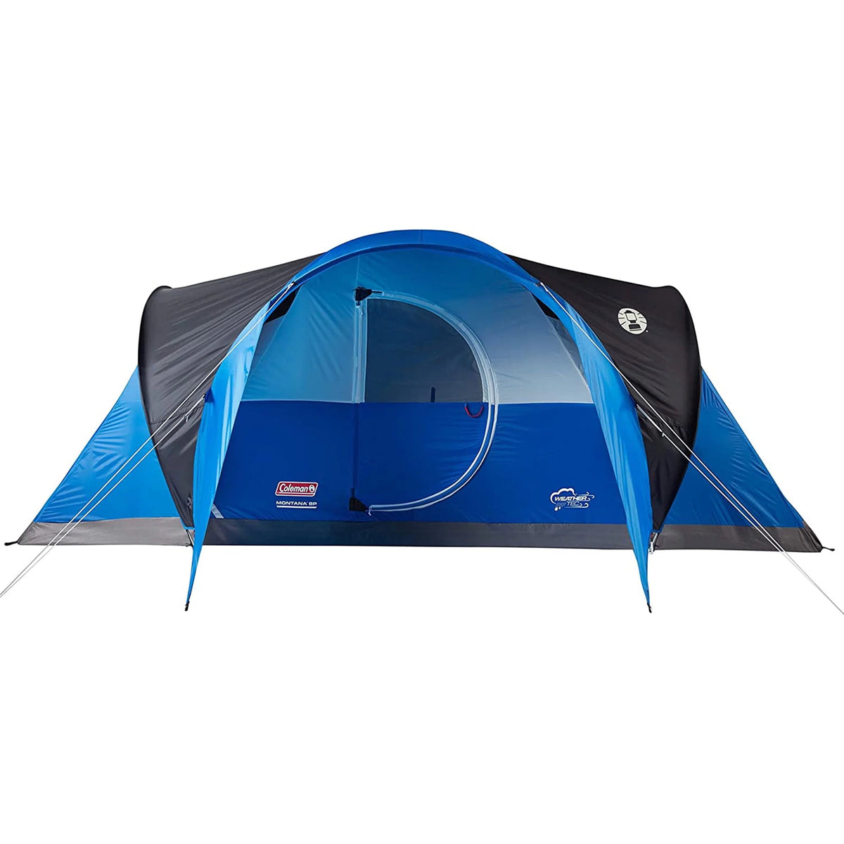 8 Person Cabin Camping Tent with Hinged Door, Blue O12484