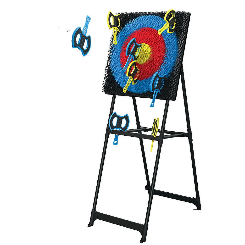 Axe Throwing Target Game with 8 Throwing Axes F38236