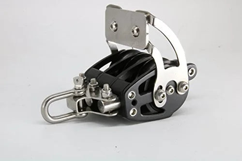 38mm Fixed Triple Adjustable Cam Aluminum Becket Sailing Block I21336