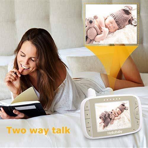 Baby Monitor with Remote Pan-Tilt-Zoom Camera and 3.2 LCD Screen, Infrared Night Vision Z4829