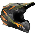 Green/Orange Offroad Helmet V948