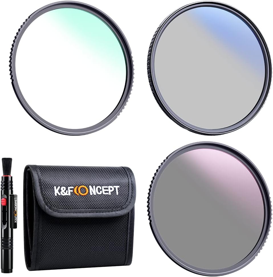 72mm UV/CPL/ND Lens Filter Kit (3 Pieces) Multi-Layer Coatings with Cleaning Pen and Filter Pouch C2915
