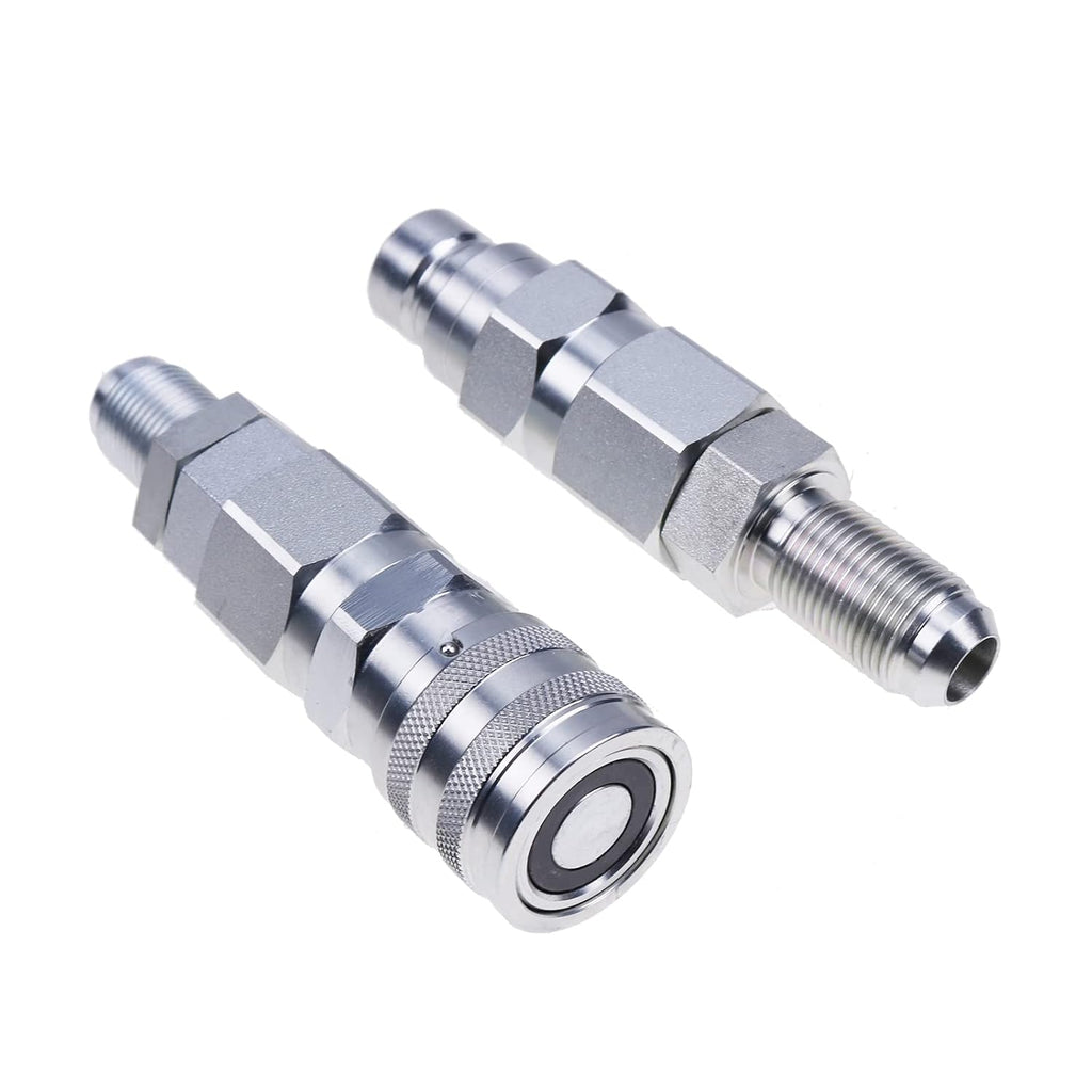 10 JIC Thread 1/2 Flat Face Hydraulic Quick Connect Coupler Set K1953
