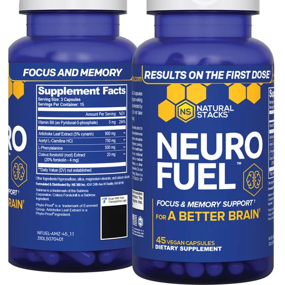 45 Capsules Nootropic Brain Supplement D738689