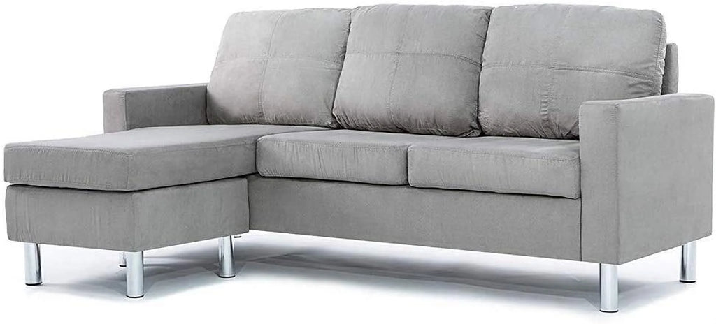 Modern Sectional Sofa Gray L9116