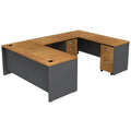 U-Shaped Desk with 2 Mobile Pedestals Q5716