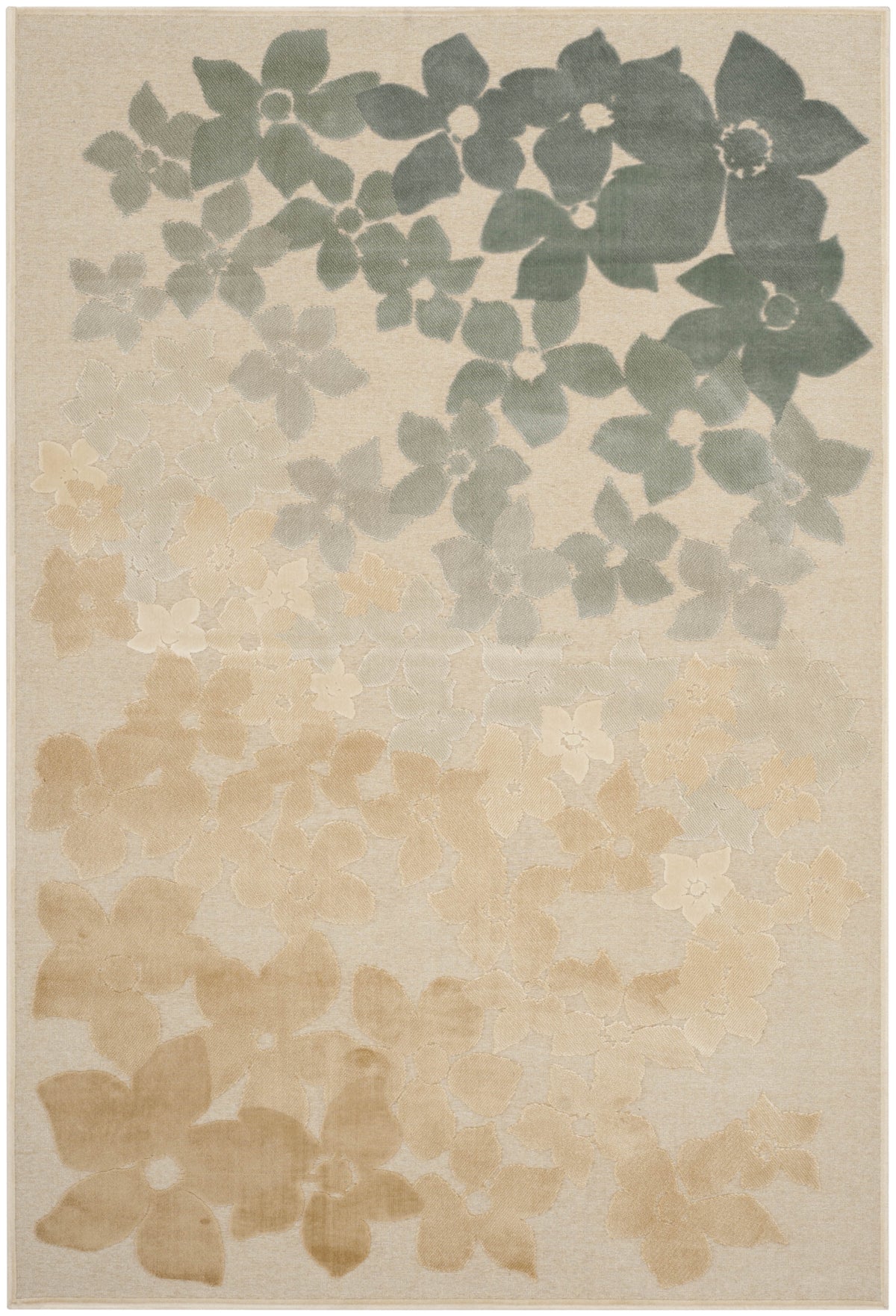 5'3" x 7'6" Floral Area Rug B58752