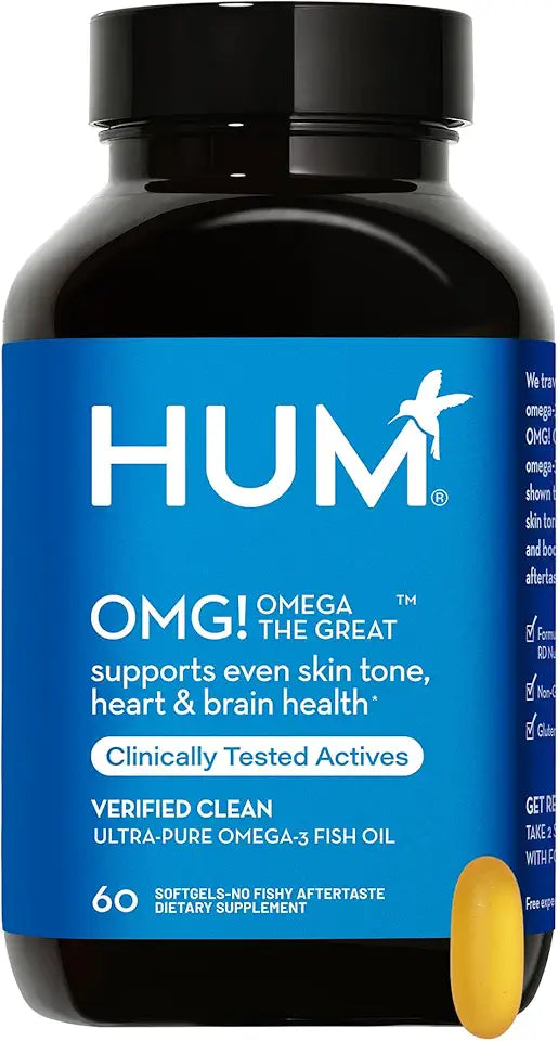 Omega 3 Fish Oil Supplement with DHA Vitamin E 60-Count R873