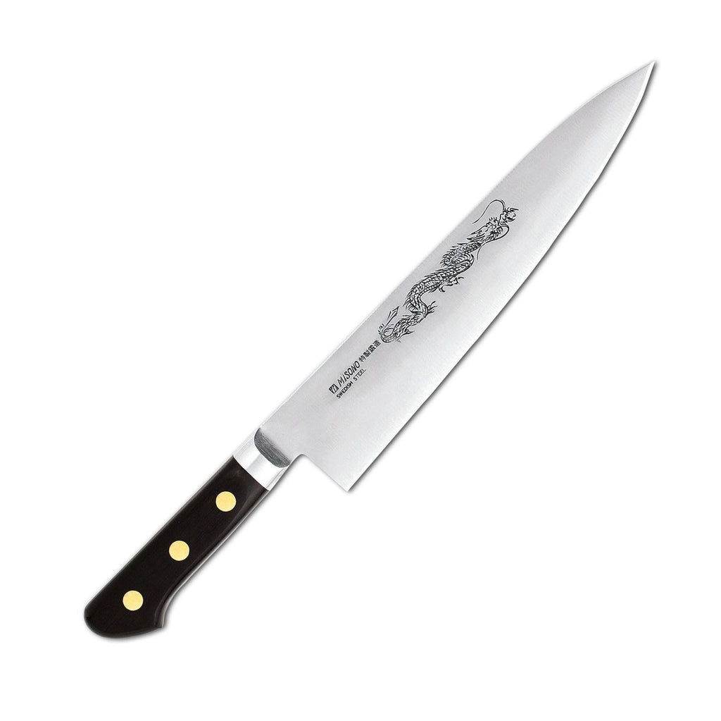 240 mm Gyuto Steel Knife with Dragon Engraving N9640