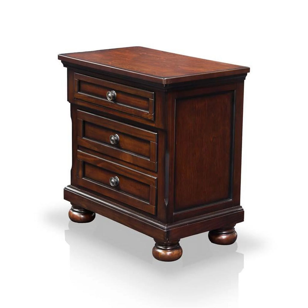 Dark Cherry Solid Wood Bedroom Set A180501