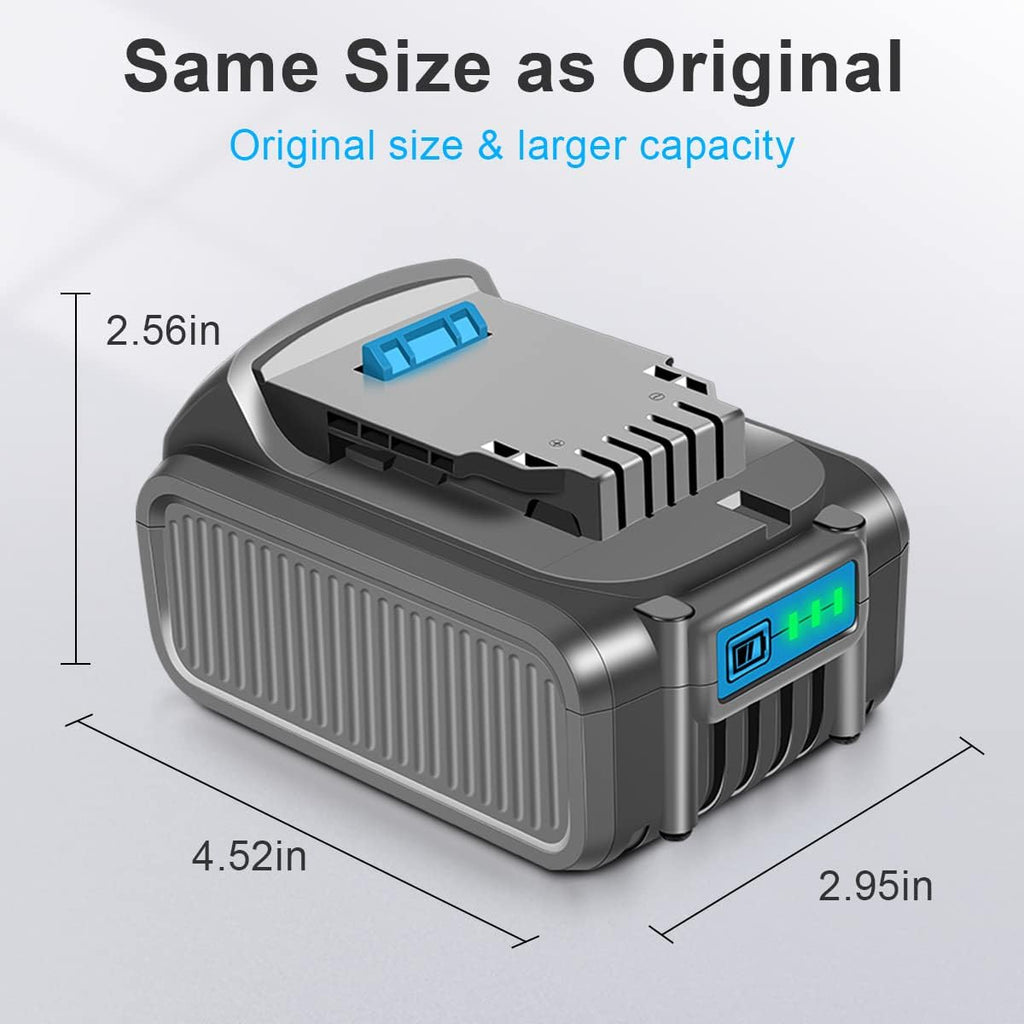 10 Packs 20V 6.0Ah Battery with LED Indicator H667243