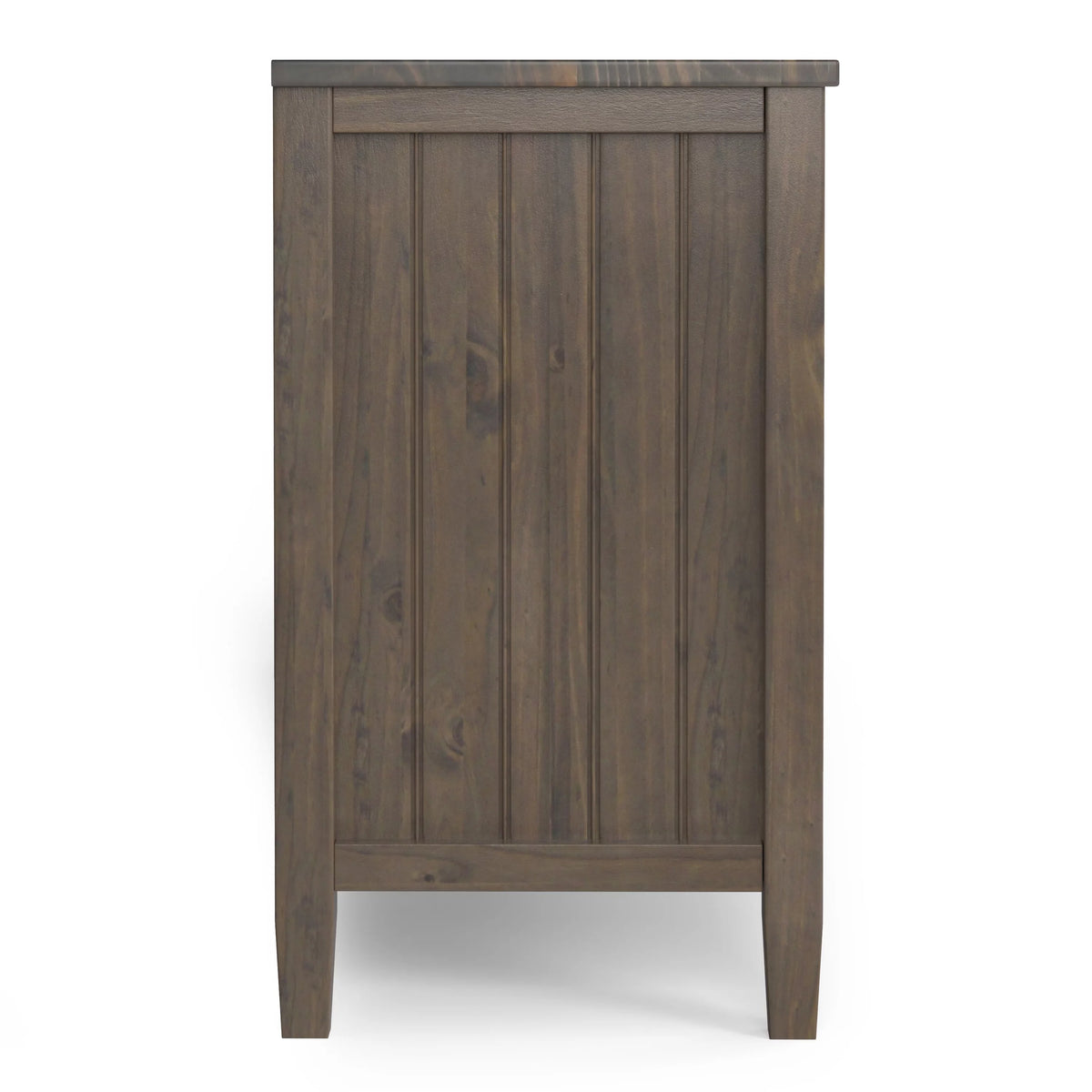 72 inch Wide Solid Wood Contemporary TV Media Stand in Smoky Brown Q384