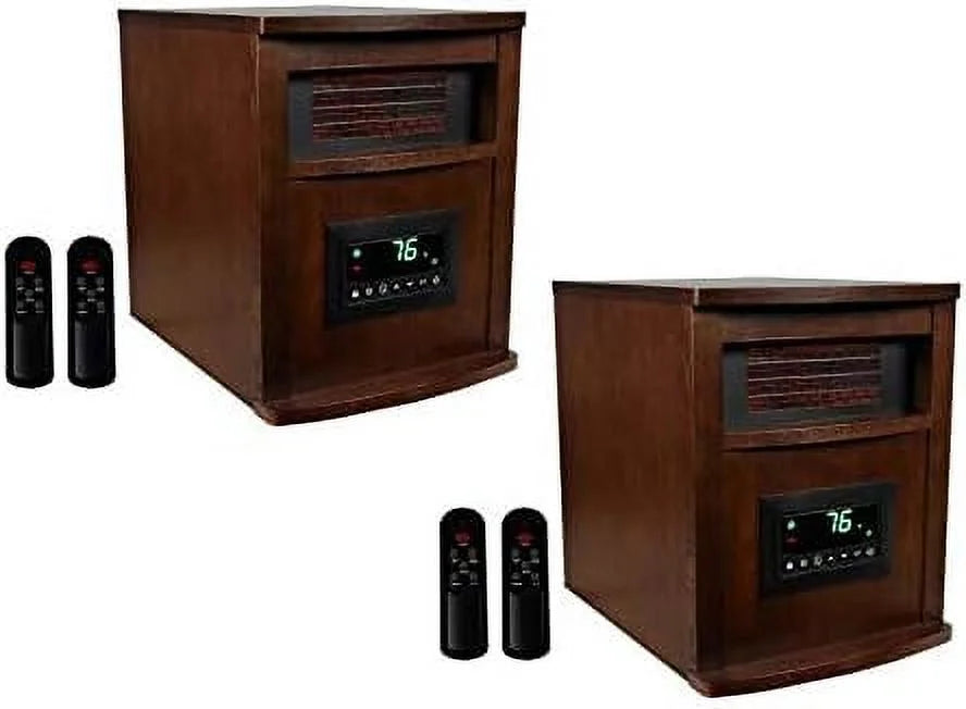 1500W Portable Infrared Quartz Space Heaters (Pair) K123103