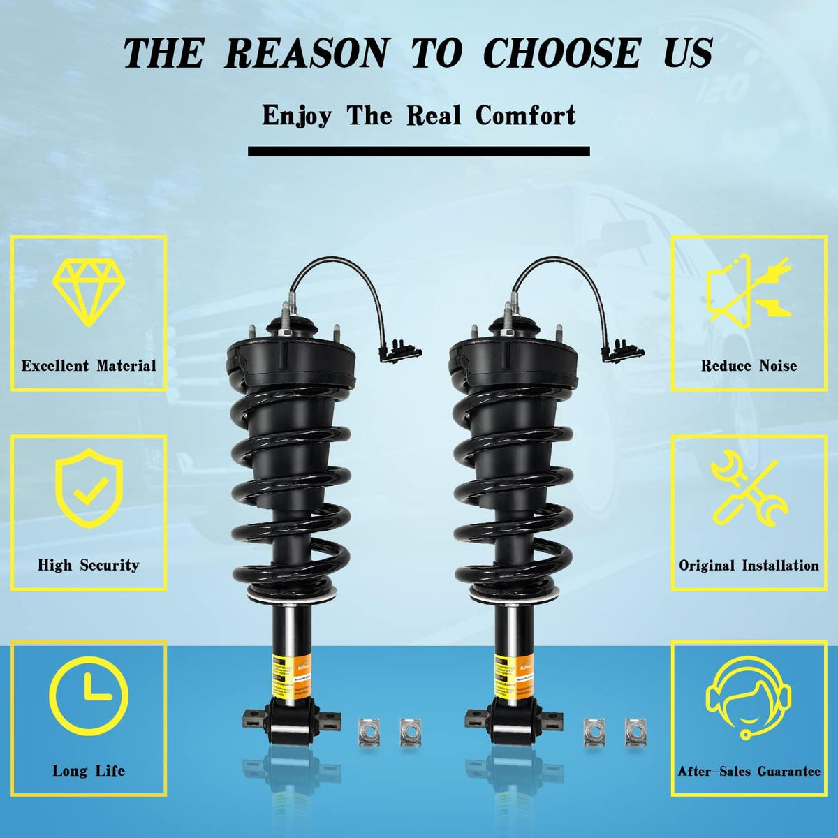Front Pair Shock Absorber Assy w/Magnetic Control H71564