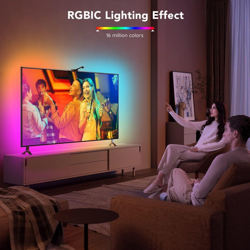 TV LED Backlights with Camera, RGBIC Wi-Fi, Music Sync X397