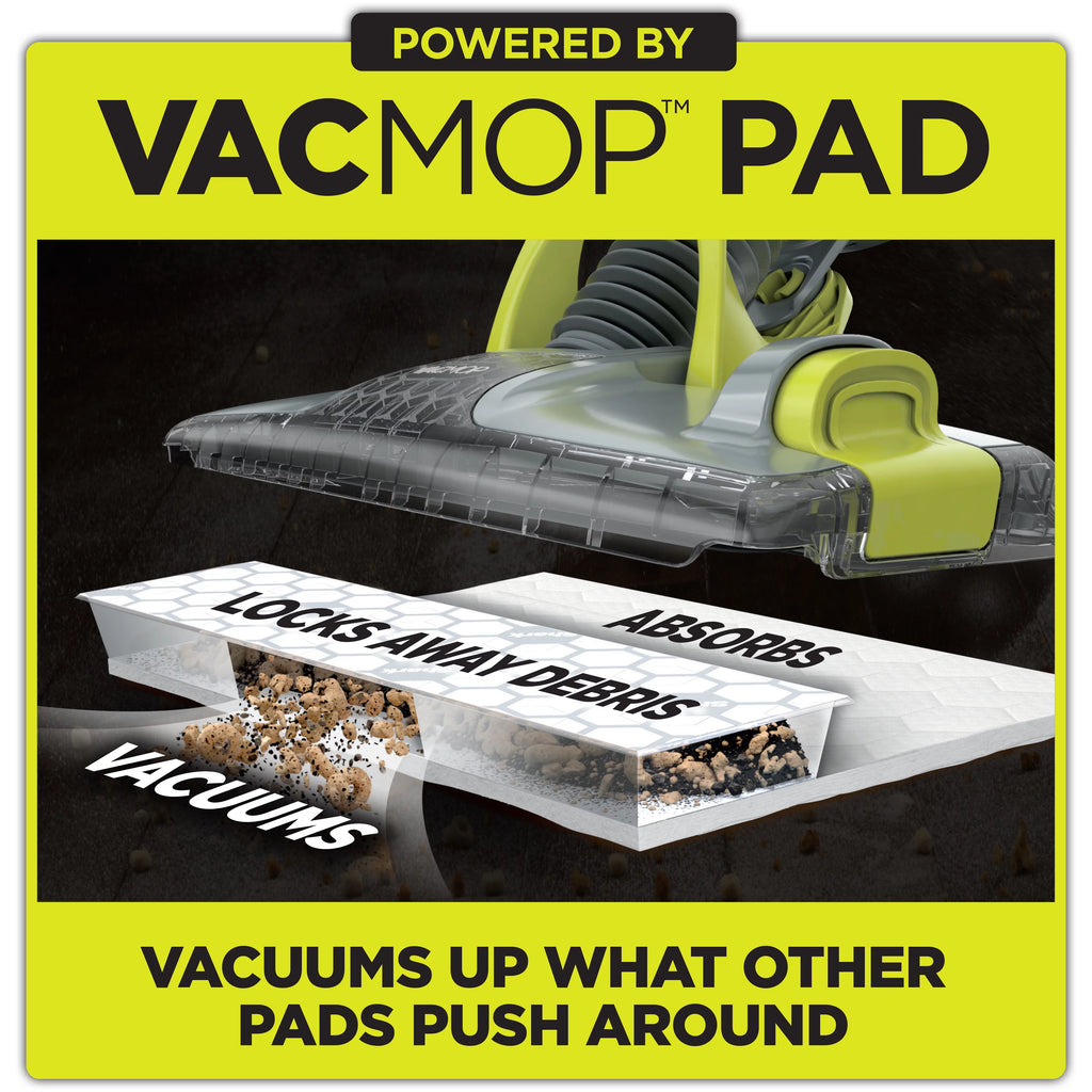 Cordless Hard Floor Vacuum Mop with Disposable Pad K4065