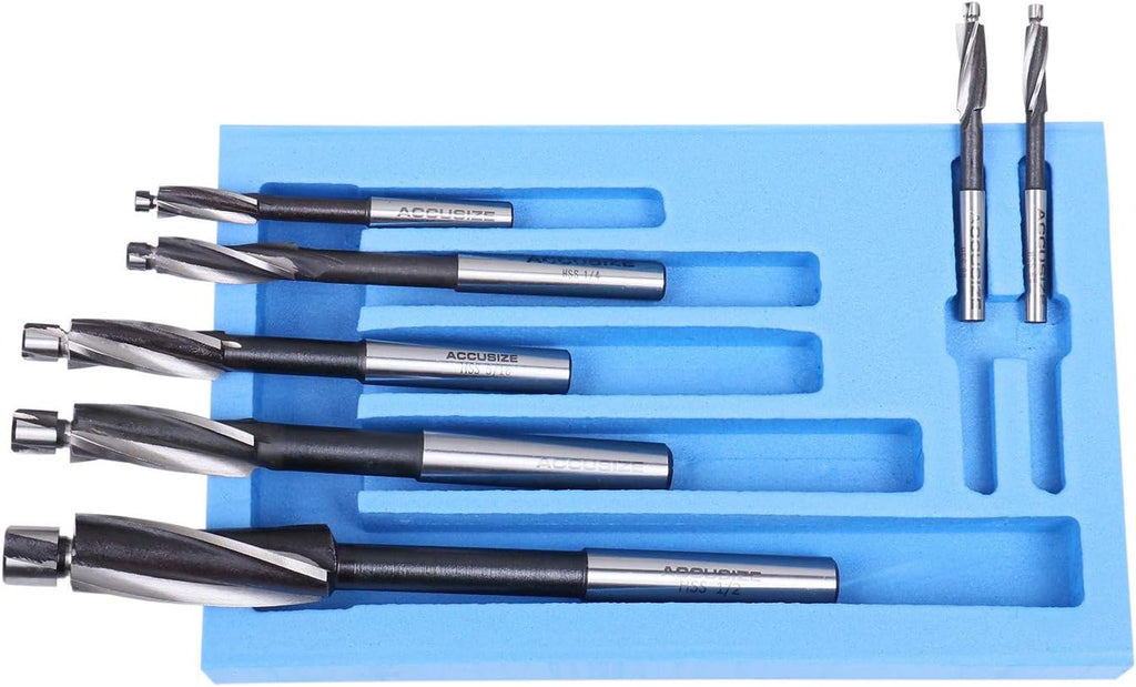 7 Pc H.S.S. Solid Cap Screw Counterbore Set T900